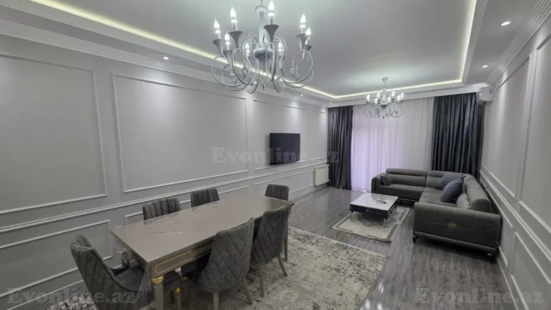 Kirayə verilir 2 otaqlı Mənzil Yeni tikili 98 m² 8 Noyabr m. - şəkil 3