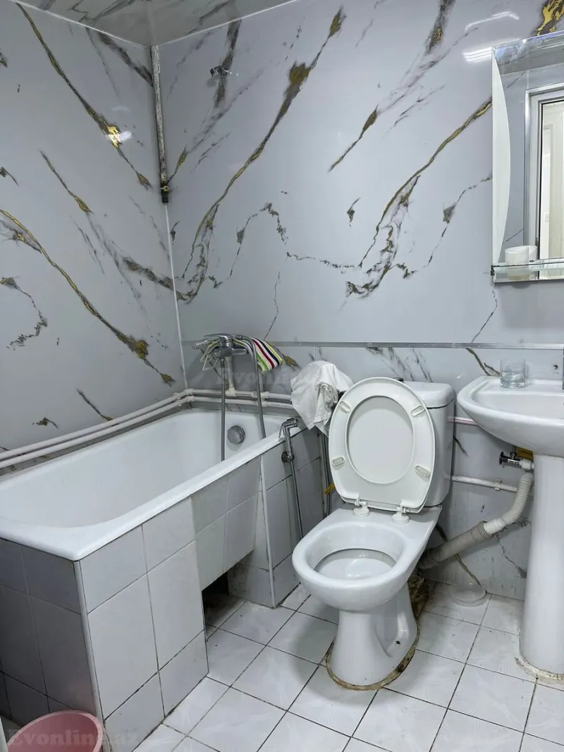 Kirayə verilir 2 otaqlı Mənzil Köhnə tikili 50 m² Nəsimi r. - şəkil 7