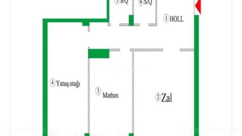 Satılır 2 otaqlı Mənzil Yeni tikili 115 m² 28 May m. - şəkil 13