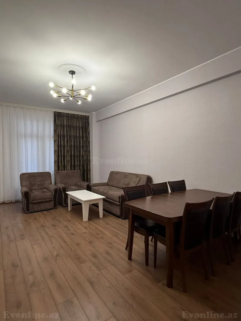 Kirayə verilir 2 otaqlı Mənzil Yeni tikili 70 m² Nəsimi r. - şəkil 2