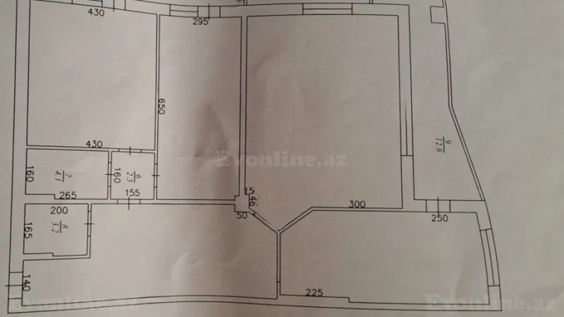 Satılır 3 otaqlı Mənzil Yeni tikili 150 m² Elmlər Akademiyası m. - şəkil 3