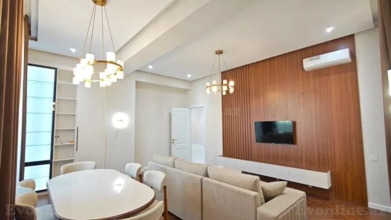 Satılır 3 otaqlı Mənzil Yeni tikili 130 m² Nəsimi r. - şəkil 2