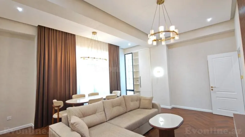 Satılır 3 otaqlı Mənzil Yeni tikili 130 m² Nəsimi r. - şəkil 3