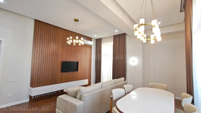 Satılır 3 otaqlı Mənzil Yeni tikili 130 m² Nəsimi r. - şəkil 4