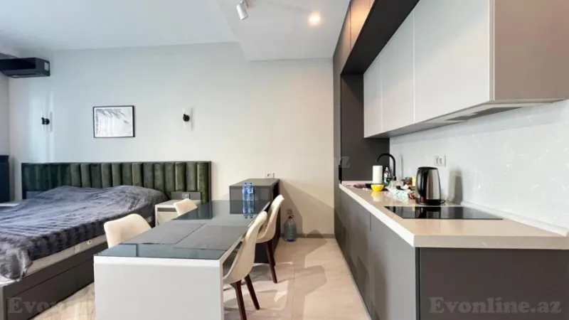 Kirayə verilir 1 otaqlı Mənzil Yeni tikili 60 m² Sabunçu r. - şəkil 4