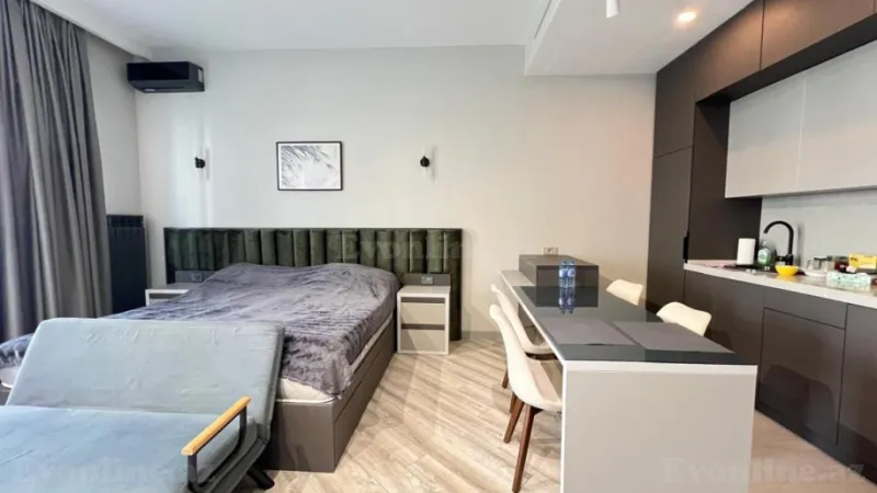 Kirayə verilir 1 otaqlı Mənzil Yeni tikili 60 m² Sabunçu r. - şəkil 6