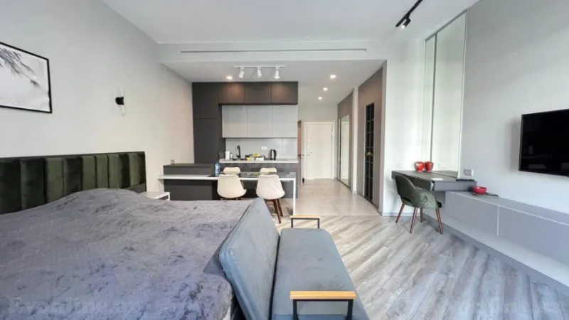 Kirayə verilir 1 otaqlı Mənzil Yeni tikili 60 m² Sabunçu r. - şəkil 7