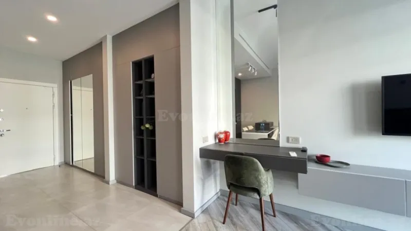 Kirayə verilir 1 otaqlı Mənzil Yeni tikili 60 m² Sabunçu r. - şəkil 12