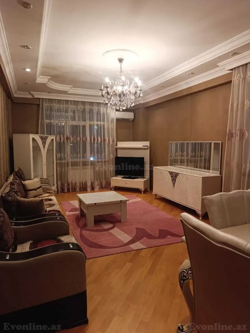 Kirayə verilir 2 otaqlı Mənzil Yeni tikili 90 m² Həzi Aslanov m. - şəkil 2