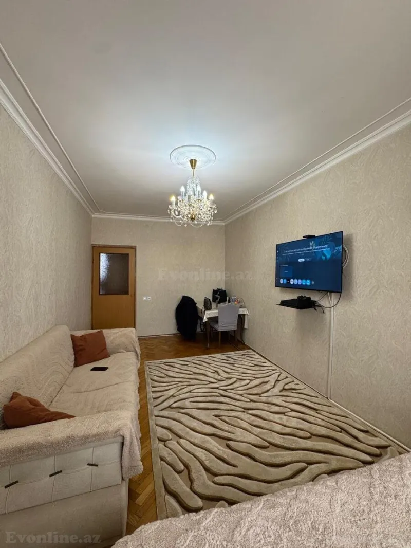 Satılır 2 otaqlı Mənzil Köhnə tikili 65 m² Əhmədli m. - şəkil 2