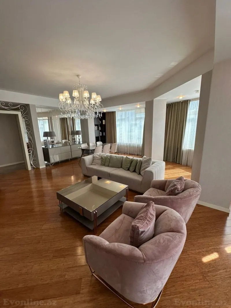 Kirayə verilir 3 otaqlı Mənzil Yeni tikili 150 m² Elmlər Akademiyası m. - şəkil 2