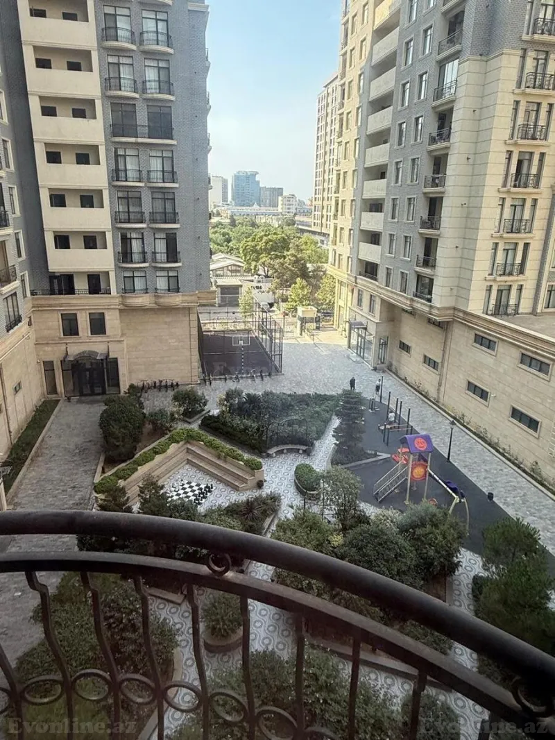 Kirayə verilir 2 otaqlı Mənzil Yeni tikili 80 m² Nəsimi r. - şəkil 2