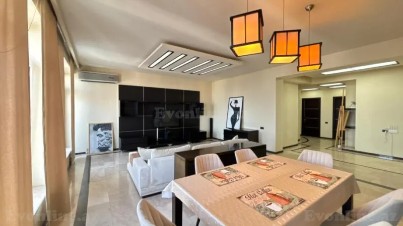 Kirayə verilir 3 otaqlı Mənzil Yeni tikili 166 m² Nizami m. - şəkil 2