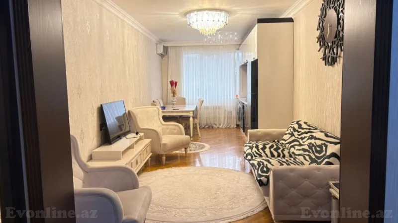 Kirayə verilir 2 otaqlı Mənzil Yeni tikili 80 m² Nəriman Nərimanov m.