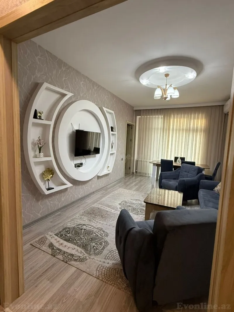 Kirayə verilir 3 otaqlı Mənzil Yeni tikili 107 m² Yasamal - şəkil 3