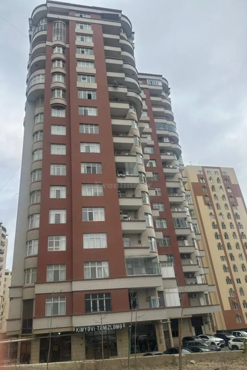 Satılır 3 otaqlı Mənzil Yeni tikili 110 m² Elmlər Akademiyası m. - şəkil 3