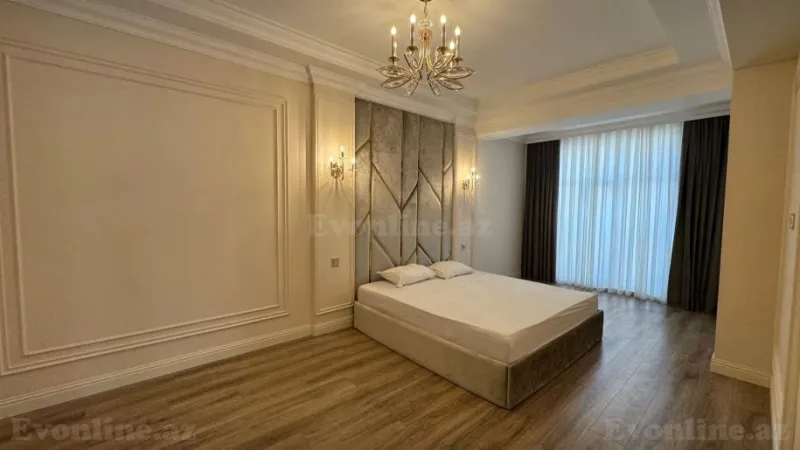 Kirayə verilir 3 otaqlı Mənzil Yeni tikili 140 m² Nəsimi r. - şəkil 2