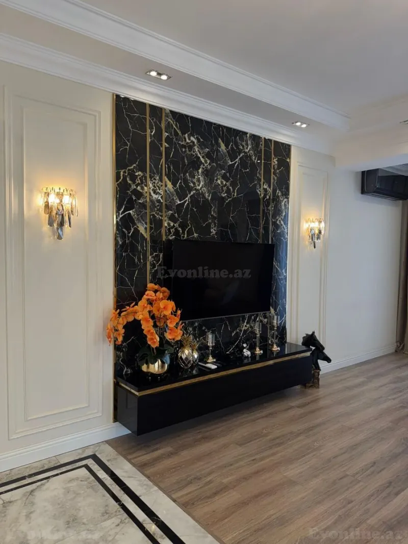 Kirayə verilir 3 otaqlı Mənzil Yeni tikili 140 m² Nəsimi r. - şəkil 8