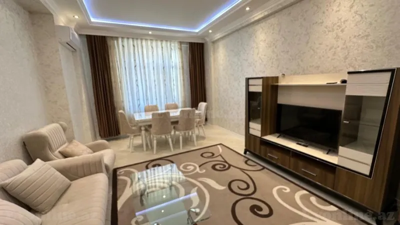 Kirayə verilir 3 otaqlı Mənzil Yeni tikili 130 m² Elmlər Akademiyası m. - şəkil 3