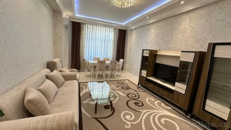 Kirayə verilir 3 otaqlı Mənzil Yeni tikili 130 m² Elmlər Akademiyası m. - şəkil 4