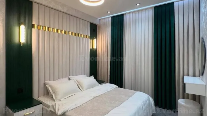 Kirayə verilir 2 otaqlı Mənzil Yeni tikili 90 m² Nəsimi r. - şəkil 3