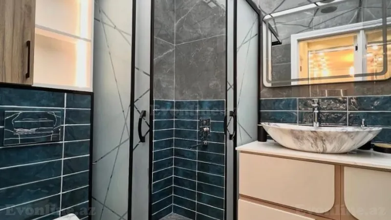 Kirayə verilir 2 otaqlı Mənzil Yeni tikili 90 m² Nəsimi r. - şəkil 5