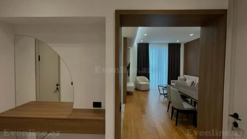 Kirayə verilir 2 otaqlı Mənzil Yeni tikili 70 m² Nəsimi r. - şəkil 9