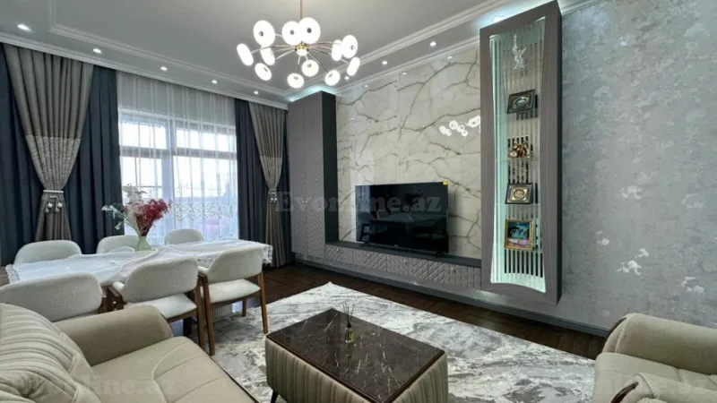 Satılır 3 otaqlı Mənzil Yeni tikili 107 m² Əhmədli m. - şəkil 4