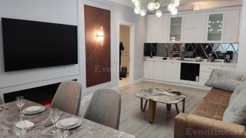 Satılır 3 otaqlı Mənzil Yeni tikili 109 m² 8 Noyabr m. - şəkil 2