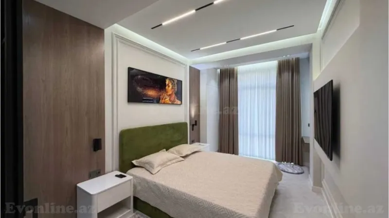 Kirayə verilir 2 otaqlı Mənzil Yeni tikili 100 m² 8 Noyabr m. - şəkil 5