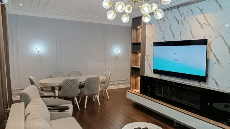 Satılır 3 otaqlı Mənzil Yeni tikili 148 m² 8 Noyabr m. - şəkil 2