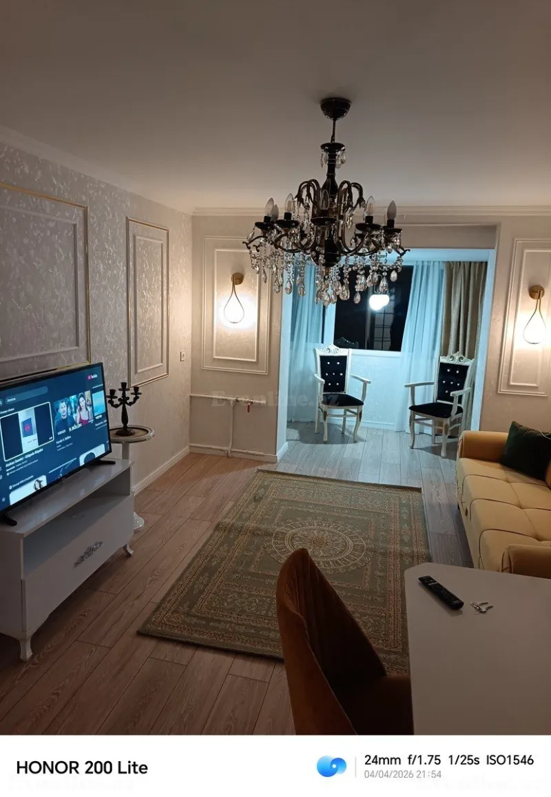 Kirayə verilir 3 otaqlı Mənzil Köhnə tikili 90 m² İnşaatçılar m. - şəkil 2