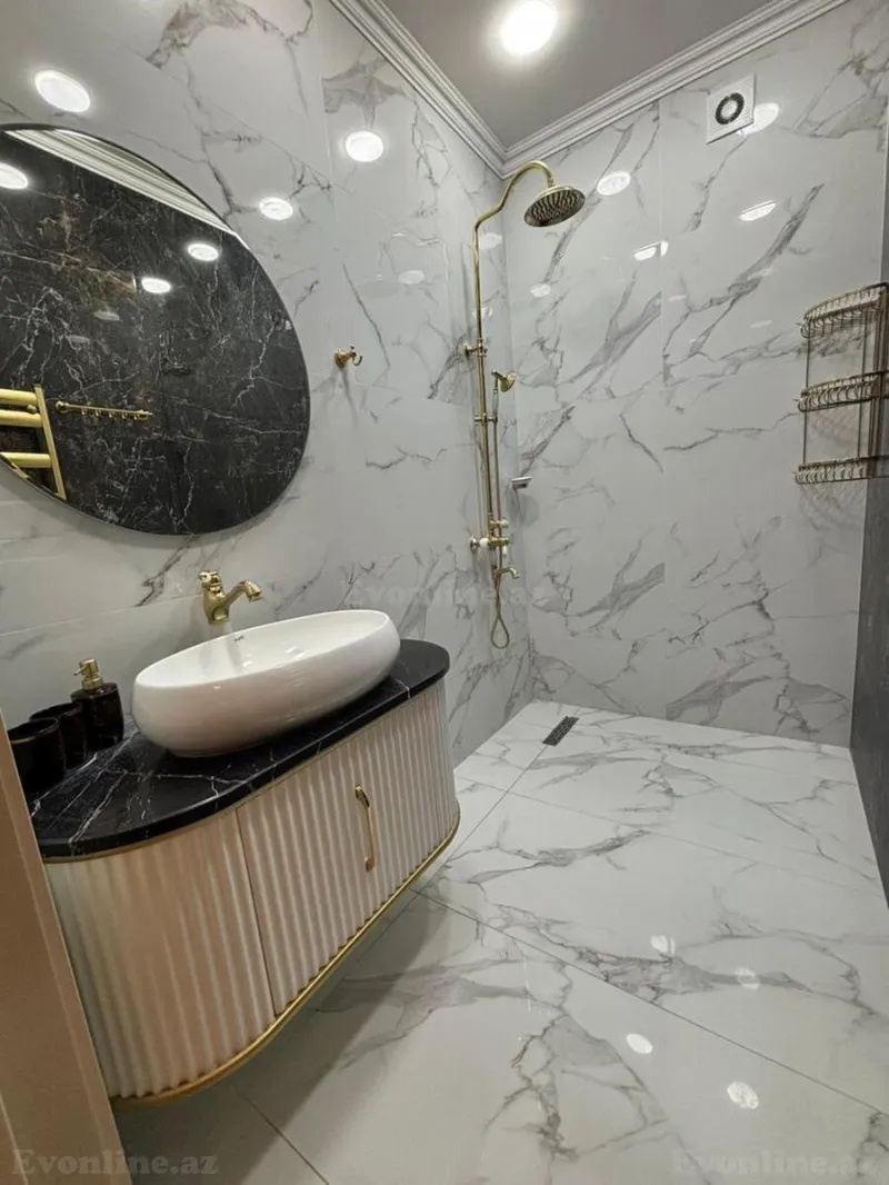 Kirayə verilir 3 otaqlı Mənzil Yeni tikili 126 m² Nəsimi r. - şəkil 12