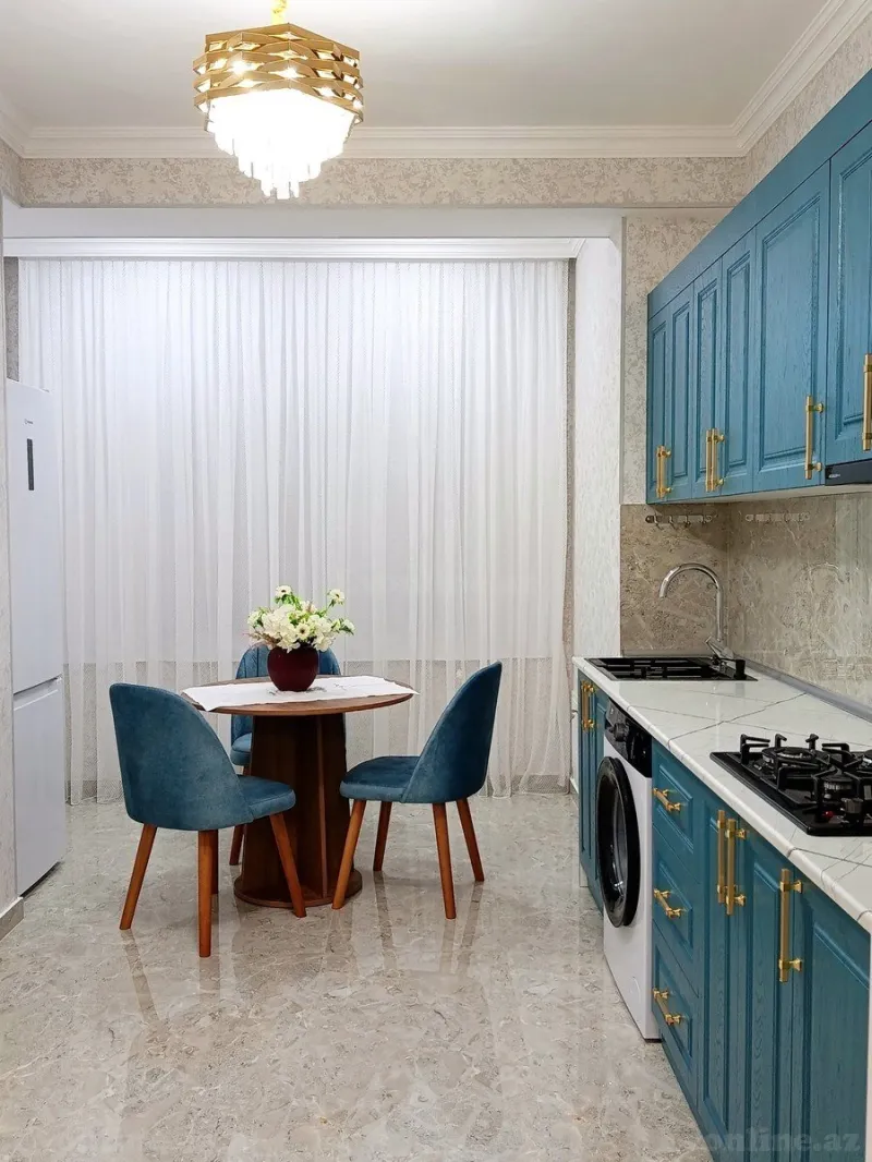 Kirayə verilir 2 otaqlı Mənzil Yeni tikili 75 m² Nərimanov r. - şəkil 2