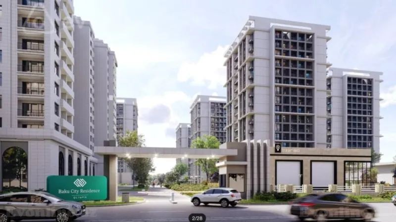 Satılır 1 otaqlı Mənzil Yeni tikili 79.3 m² Koroğlu m. - şəkil 2