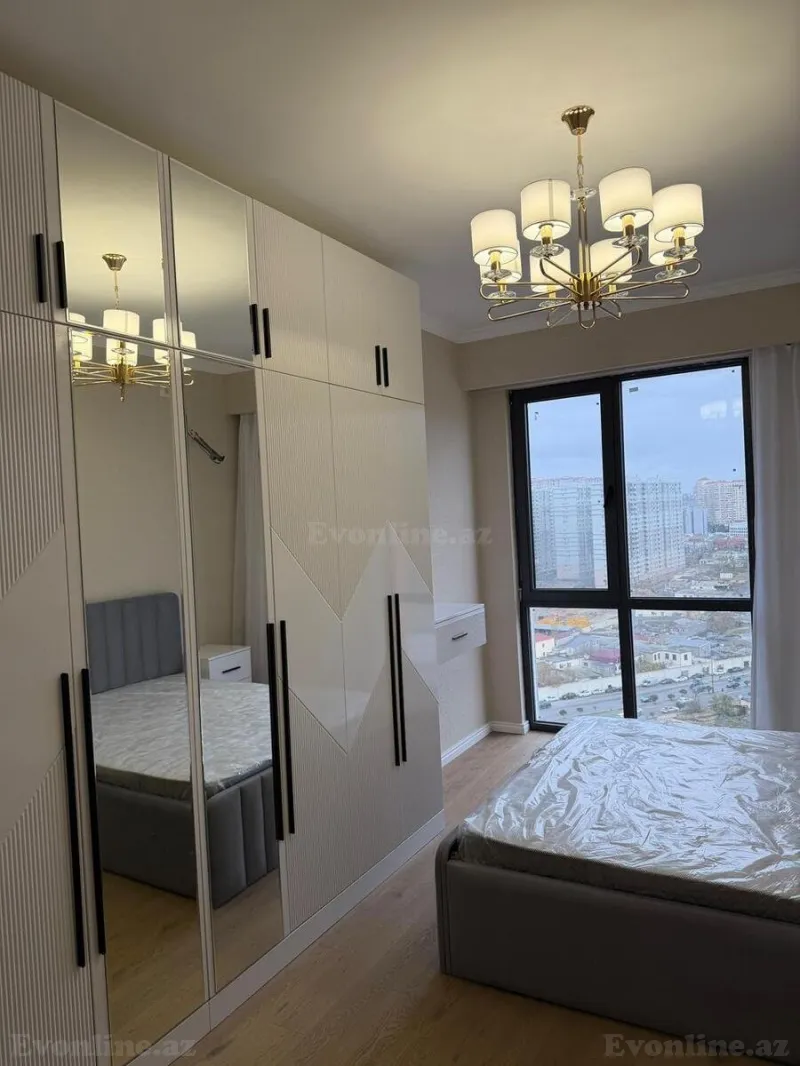Kirayə verilir 3 otaqlı Mənzil Yeni tikili 80 m² İnşaatçılar m. - şəkil 13