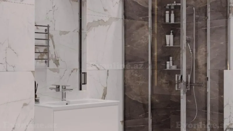 Satılır 2 otaqlı Mənzil Yeni tikili 139 m² Koroğlu m. - şəkil 17