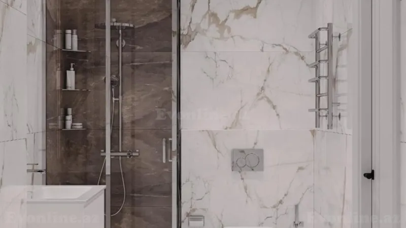 Satılır 2 otaqlı Mənzil Yeni tikili 139 m² Koroğlu m. - şəkil 18