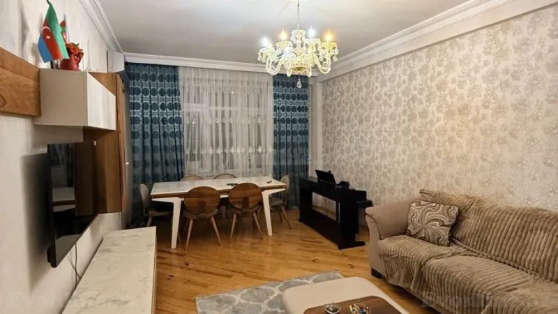 Satılır 3 otaqlı Mənzil Yeni tikili 110 m² Həzi Aslanov m. - şəkil 2