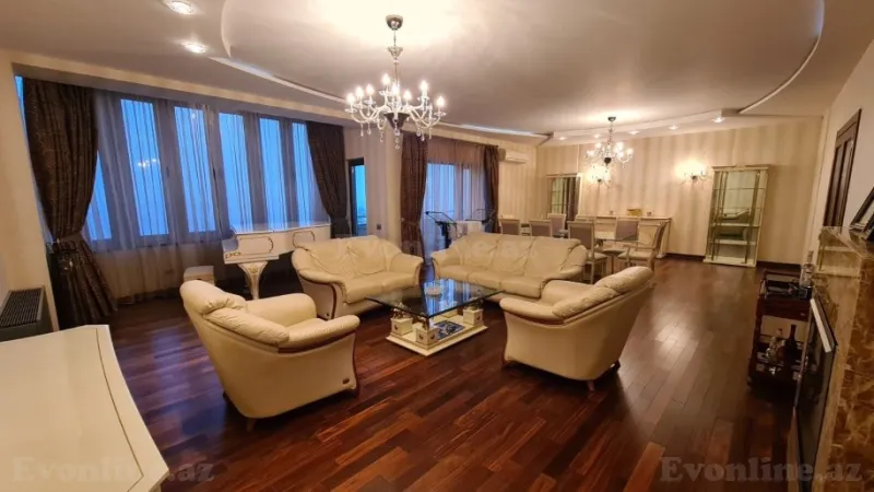 Satılır 5 otaqlı Mənzil Yeni tikili 300 m² Elmlər Akademiyası m. - şəkil 4