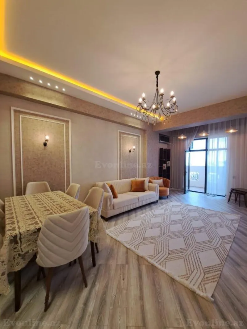 Kirayə verilir 2 otaqlı Mənzil Yeni tikili 80 m² Səbail r. - şəkil 2