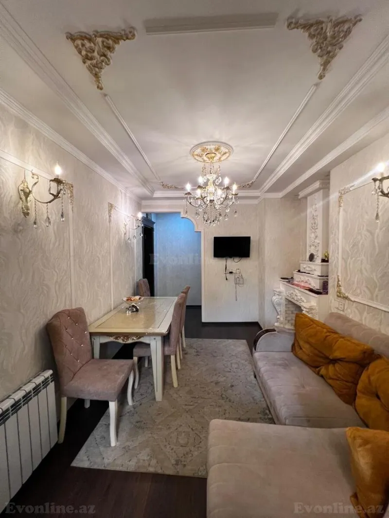 Satılır 3 otaqlı Mənzil Köhnə tikili 45 m² Memar Əcəmi m. - şəkil 2