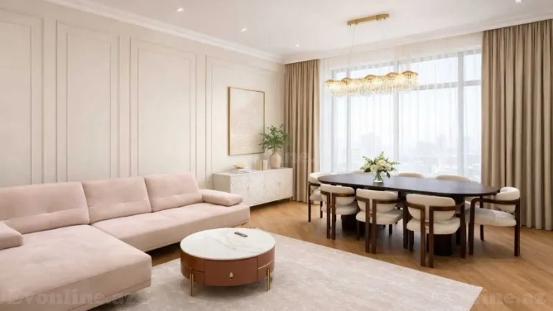 3 otaqlı Mənzil 130 m² Nəsimi r. Kirayə verilir