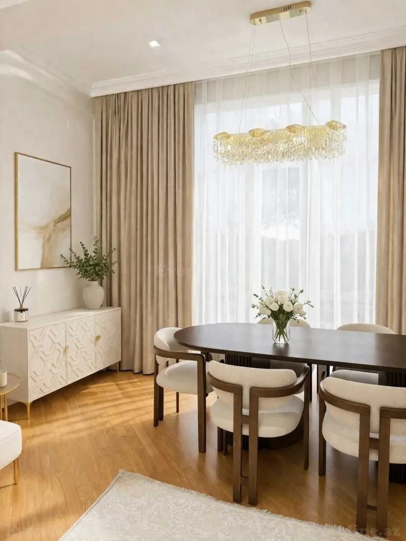 Kirayə verilir 3 otaqlı Mənzil Yeni tikili 130 m² Nəsimi r. - şəkil 2