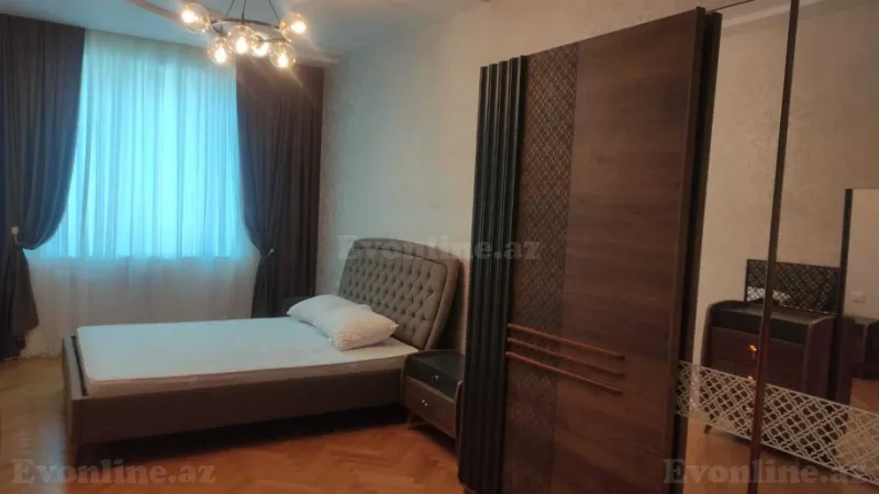 Kirayə verilir 3 otaqlı Mənzil Yeni tikili 130 m² Nəsimi r. - şəkil 7