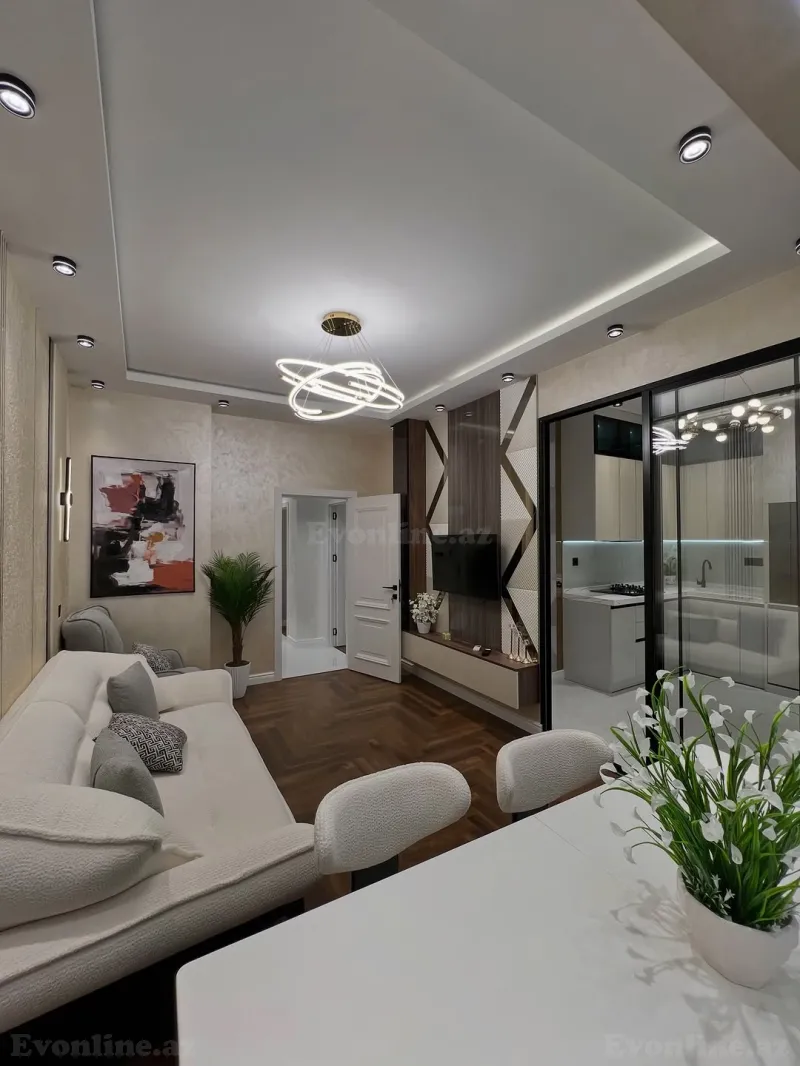 Satılır 3 otaqlı Mənzil Yeni tikili 80 m² Dərnəgül m. - şəkil 2