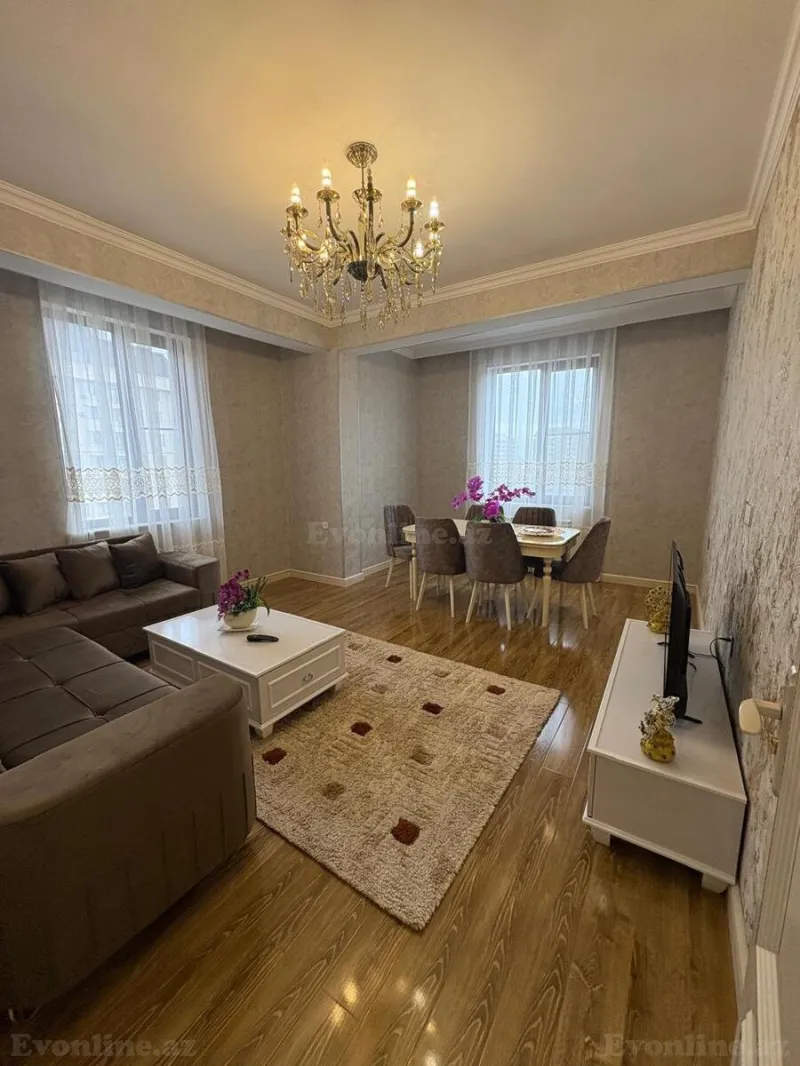 Kirayə verilir 2 otaqlı Mənzil Yeni tikili 100 m² Nəriman Nərimanov m. - şəkil 3