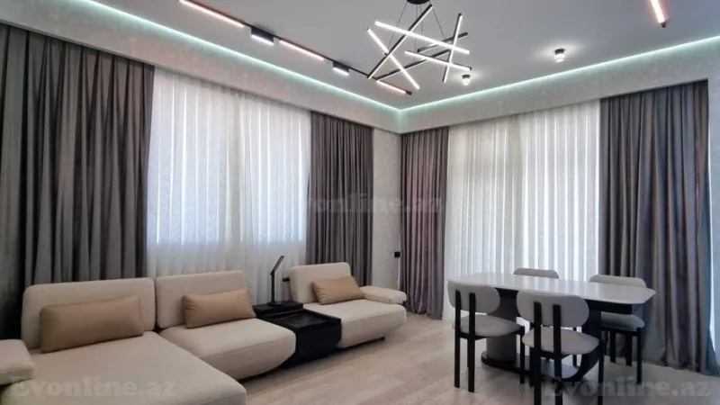 Kirayə verilir 3 otaqlı Mənzil Yeni tikili 130 m² Xətai r. - şəkil 3