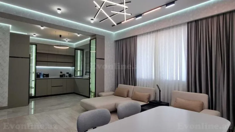 Kirayə verilir 3 otaqlı Mənzil Yeni tikili 130 m² Xətai r. - şəkil 8