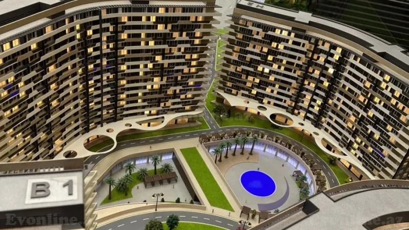 Satılır 2 otaqlı Mənzil Yeni tikili 90.8 m² Abşeron r. - şəkil 8